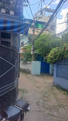 nhà hẻm xe hơi có sân vườn 2 mặt hẻm