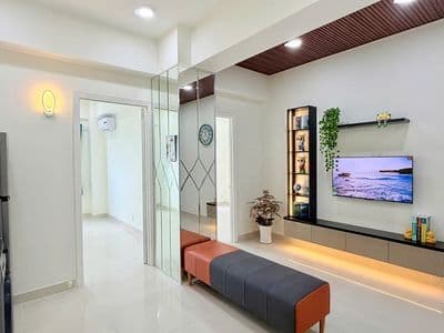 Căn hộ Thái Sơn 50m2 (2pn1wc) nhà mới, nội thất, sổ hồng sẵn
