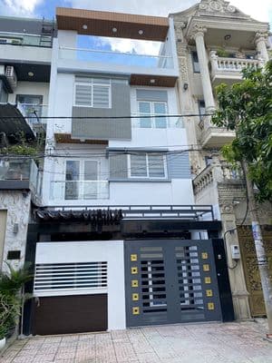 Nhà đẹp, nội thất cao cấp mặt tiền P. Bình Tân. DT: 6m x 19m, 3 lầu.