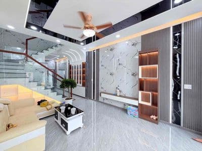 Bán nhà 1 lâu 170m2 sổ riêng thổ cư, hẽm xe hơi phường Bửu Hoà , tp ĐN