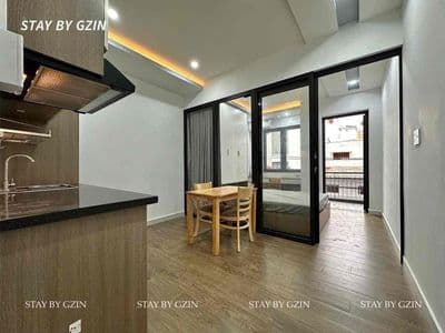 Căn hộ studio/1PN ban công tách bếp full NT máy giặt riêng ngay Aeon