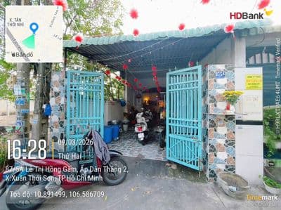 Bán nhà 87/5A Đường Lê Thị Hồng Gấm, Hóc Môn, DT 94m2, Giá 3Tỷ