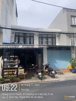 bán nhà mặt tiền đối điện chung cư lê thành khu b