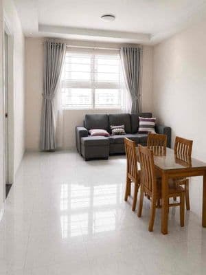 bán chung cư Linh Trung 61m2 2PN 1WC 2,55 tỷ full nội thất