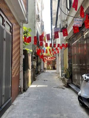 Bán nhà Hoàng Mai, 45m2, căn góc, mặt ngõ thông