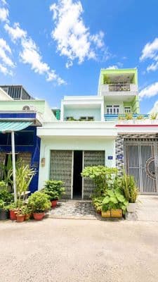 nhà mặt tiền đường 14a thông Lê Văn Quới dt 4×16 nhà 1 lầu 1 Trệt 3pn