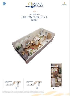 CĂN 1PN+1 ORIANA COMPLEX – VIEW ĐƯỜNG 3/2, BIỂN | CHỈ TỪ 64TR/M²