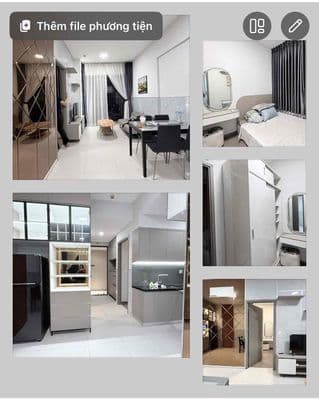 Đầy đủ nội thất thiết kế cho thuê 2PN & Ở liền được. LH Hương
