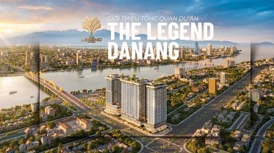 Căn 1PN view cầu Rồng-sông Hàn tại The Legend ĐN- Full nội thất xịn