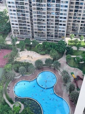 Studio 32m2 VinSmart Tây Mỗ 2.4 tỷ view bể bơi