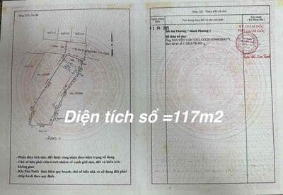Nhà bán diện tích khủng 117m2 đường oto Nguyễn Văn Nghi, P7, GV