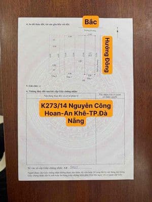 Bán Nhà Nguyễn Công Hoan Phường An Khê