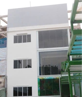 Cho thuê nhà mt vũ tùng qbt 8x10m trệt lửng 3 lầu tm, giá 43tr
