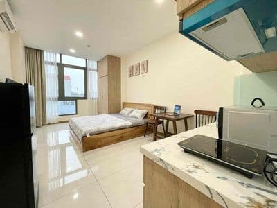 Studio cửa sổ trời full nội thất 38m2 trục lý chính thắng quận 3