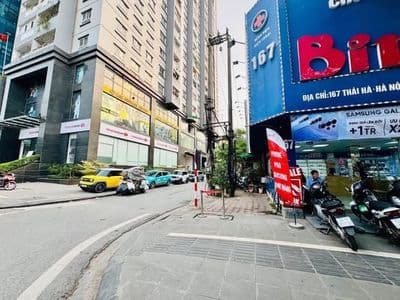 Bán nhà 60m x 4 tầng mặt tiền 4.2m phố Thái Hà, ô tô đỗ cổng