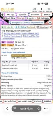 BÁN NHÀ PHƯỚC LONG A – TP. THỦ ĐỨC – GIÁ 6,2 TỶ