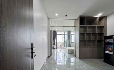 STUDIO 1PN BAN CÔNG RỘNG 40m2 FULL NỘI THẤT