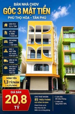 NGAY! NGUYỄN NHỮ LÃM.NGUYỄN SƠN .3 MẶT TIỀN. THANG MÁY. DT 72M. DT