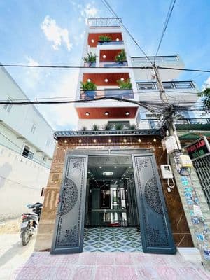 Siêu Phẩm 4m x 22m. 4 Tầng Thang Máy Mặt Tiền Đường Trung Mỹ Tây 03