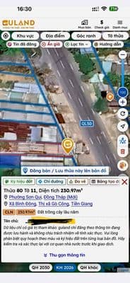 cần bán lô đất nhà cấp4 mặt tiền ql50
