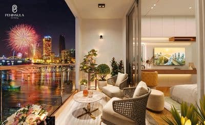 HÀNG HIẾM PENINSULA CĂN 2PN - TẦNG 10 - 73m2 VIEW TRỰC DIỆN SÔNG HÀN