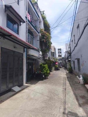 NHÀ HẺM XE HƠI GO DAU 3 TẦNG KHU DÂN CU AN NINH
