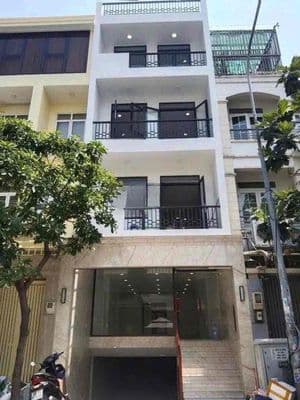 nhà mặt tiền khu An Phú An Khánh ngang 5m dài 20m hầm trệt 3 tầng 50tr