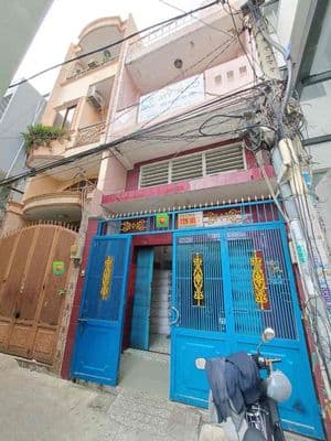 Mặt Tiền Thụt - Đường Hồng Bàng F9 Q6 - 4 Tầng 4PN 52M2 (4X13M)