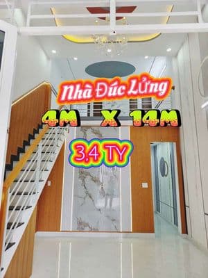 BÁN NHÀ ĐÚC LỬNG GẦN NHÀ THỜ BÙI MÔN 4M X 14M