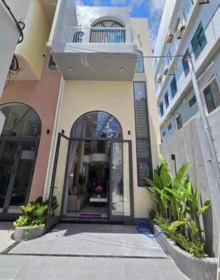 Cặp nhà mới 3 tầng kiệt 3m trần cao vân fullnt