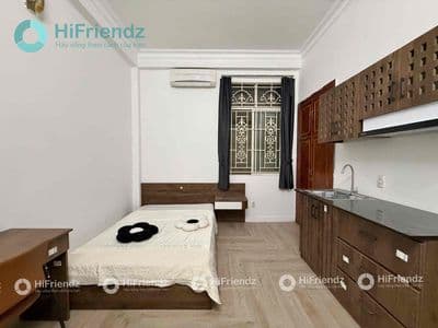 Studio full nội thất có cửa sổ ngay trà khúc