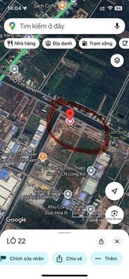 Chính chủ bán đức hoà giáp tphcm mặt tiền sông giảm giá chi hơn 1 tỷ