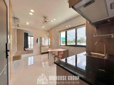 CHDV cao cấp studio/1PN ban công full NT máy giặt riêng khu Quân Đội