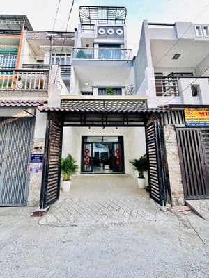 Bán Nhà Mới 4x19 1 Trệt 2 Lầu, Đường Oto Thông