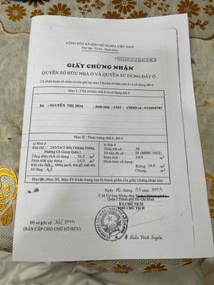 Nhà bán chính chủ quận 1