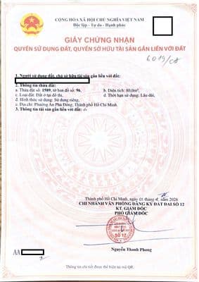 chính chủ bán lô đất ngang 6,2m vườn lài an phú đông