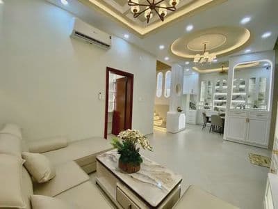Hẻm thông 4m htp - nhà đẹp full nt - ở ngay - chỉ 6,x ty
