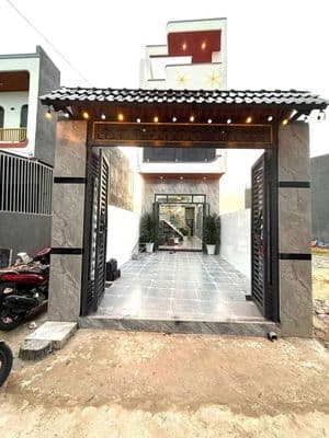 nhà 1 trệt 2 lầu 1km ngã tư miếu ông cù Giá 3 tỷ 500 triệu 4m x 21m