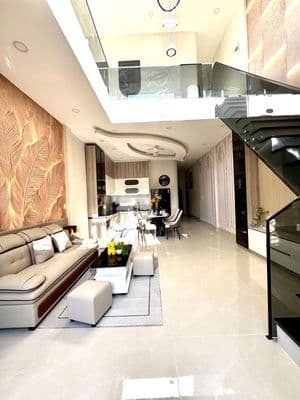 Sát HXH Dương Quảng Hàm, 82 m2, nhà mới 2 tầng, nhỉnh 6 đồng