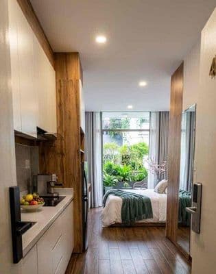 Căn hộ ngay cầu thị nghè thoáng xinh có thang máy hầm xe full nt