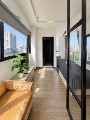 Cho thuê căn hộ 45m2 cửa sổ lớn view đẹp gần kênh Nhiêu Lộc tại quận 3