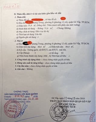 Bán nhà nguyên căn hẻm trước nhà 3m, SHR
