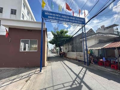 bán lô đất giá rẻ Shr ngay chợ Hiep thành Tân thới Hiep q12