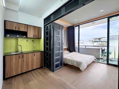 Căn Hộ 1PN Tách Bếp Cửa Sổ Trời Full Nội Thất Cao Cấp TT Bình Thạnh