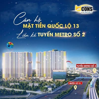 Căn hộ chung cư trả góp - Bcons Metro QL 13 Giá gốc Cdt