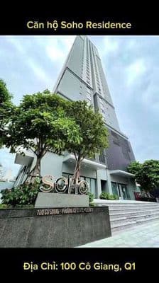 SOHO RESIDENCE số 100 Cô Giang. vị trí ngay Trung tâm Q1 sầm uất