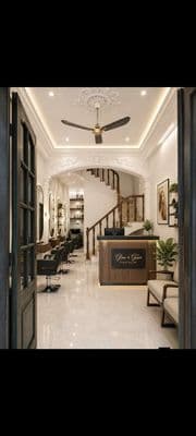 mặt bằng kinh doanh salon tóc spa