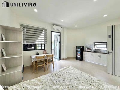Cho thuê studio Full nội thất ban công gần Vincom Lê Văn Việt, Metro