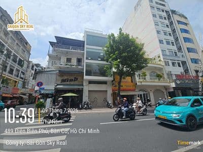 Ngang 6m| 800m2| 6 Tầng| MT Điện Biên Phủ Góc ngã tư