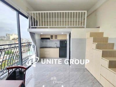 Trống 1 phòng duplex ban công full nội thất ngay đh văn lang cs3 - iuh